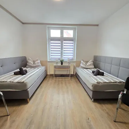 5 Personen, Naehe Bahnhof, Wlan,balkon * 할버슈타트