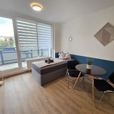 5 Personen, Naehe Bahnhof, Wlan,balkon * 할버슈타트
